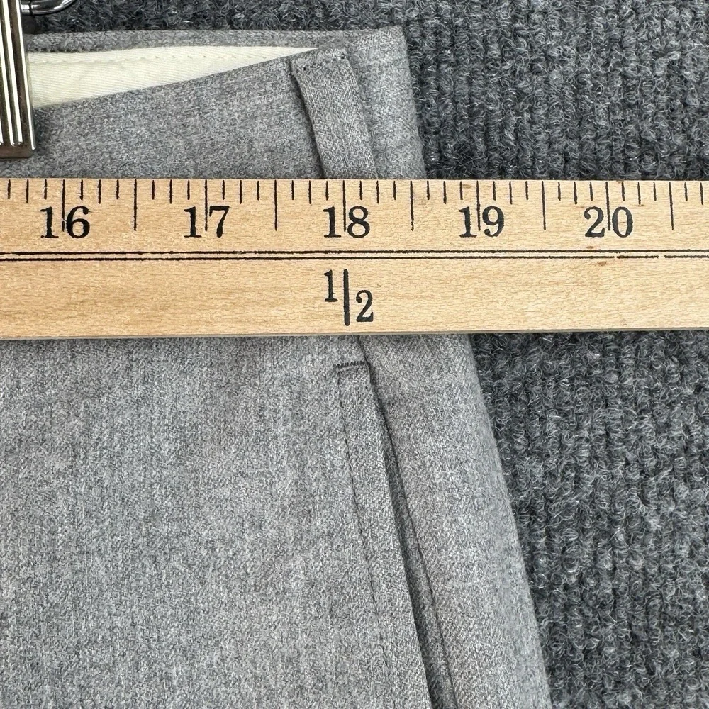Brooks Brothers Dress Pants Mens 38x28 Gray Wool Regent Vitale Barberis Canonico